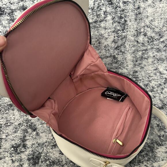 Kirby Bioworld Circle Crossbody Bag Purse Nintendo Pink White Missing Straps - Picture 12 of 14